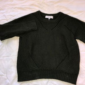 H&M XS olive green sweater